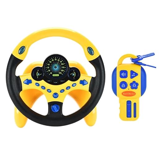 Kids Electric Early Education Simulation Steering Wheel Toy